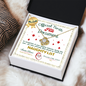 To My Naughty Lister | North Pole | Love Knot Necklace (Yellow & White Gold Variants)