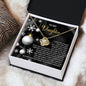 To My Daughter | Pride And Joy | Love Knot Necklace (Yellow & White Gold Variants)