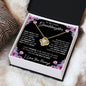 To My Lovely Granddaughter | My Sunshine | Love Knot Necklace