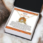 Happy Thanksgiving | Grateful To Have You In My Life | Love Knot Necklace (Yellow & White Gold Variants)