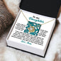 To My Daughter | I May Stumble And Fall | Love Knot Necklace