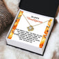 Happy Thanksgiving | The Light That Guided Me Through | Love Knot Necklace (Yellow & White Gold Variants)