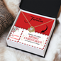 To My Furmom | Sloppy Kisses | Love Knot Necklace (Yellow & White Gold Variants)