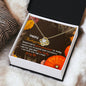 Happy Thanksgiving | How Lucky I Am | Love Knot Necklace (Yellow & White Gold Variants)