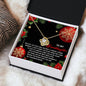 To My Granddaughter | Proudest Moment | Love Knot Necklace (Yellow & White Gold Variants)