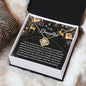 To My Daughter | Amazing Things | Love Knot Necklace (Yellow & White Gold Variants)
