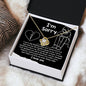 I'm Sorry | Not Just Heard | Love Knot Necklace