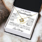 To My Beautiful Granddaughter | Always Keep Me In Your Heart | Love Knot Necklace