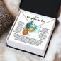 To My Daughter-in-Law | Here For You | Love Knot Necklace (Yellow & White Gold Variants)