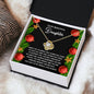 To My Beautiful Daughter | Nobody Can Replace | Love Knot Necklace (Yellow & White Gold Variants)