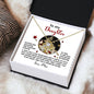 To My Daughter | Forever As One | Love Knot Necklace (Yellow & White Gold Variants)