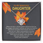 To My Beautiful Daughter | Listen To Your Heart | Love Knot Necklace