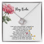 I'm Sorry | Let's Hug It Out | Love Knot Necklace