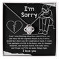 I'm Sorry | Not Just Heard | Love Knot Necklace