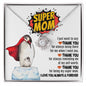 Mom | Super Mom | Love Knot Necklace