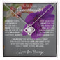 To My Lovely Granddaughter | Someday When... Violet | Love Knot Necklace