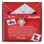 To My Daughter | Part Of It | Love Knot Necklace (Yellow & White Gold Variants)