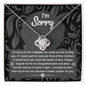 I'm Sorry | Just One Thing | Love Knot Necklace