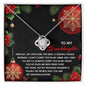 To My Granddaughter | Proudest Moment | Love Knot Necklace (Yellow & White Gold Variants)