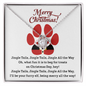 To My FurMom | Furry Elf | Love Knot Necklace (Yellow & White Gold Variants)