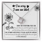 I'm Sorry | Feeling Of Blue | Love Knot Necklace