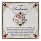 To My Soulmate | I Found You | Love Knot Necklace (Yellow & White Gold Variants)