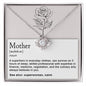 Mom | Superhero | Love Knot Necklace