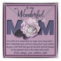 Mom | The Greatest Mom | Love Knot Necklace