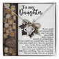 To My Daughter | Holds For You 2 | Love Knot Necklace