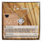 I'm Sorry | Stronger Person To Forgive | Love Knot Necklace