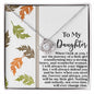 To My Daughter | Biggest Fan | Love Knot Necklace