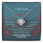 I Am Sorry | Mistakes And Faults | Love Knot Necklace
