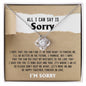 I'm Sorry | Don't Keep Me Apart | Love Knot Necklace