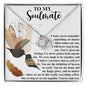 To My Soulmate | You've Given Me Feelings | Love Knot Necklace