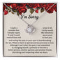 I'm Sorry | Too Precious To Lose | Love Knot Necklace