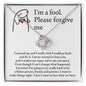 Sorry | I Want To Make Things Right | Love Knot Necklace