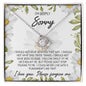 I'm Deeply Sorry | Please Don't Stop | Love Knot Necklace