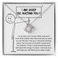 I Am Sorry For Hurting You | Missing Piece | Love Knot Necklace