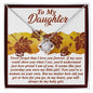 To My Daughter | On Your Own | Love Knot Necklace