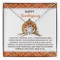 Happy Thanksgiving | Grateful To Have You In My Life | Love Knot Necklace (Yellow & White Gold Variants)