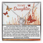 To My Daughter | Love You More | Love Knot Necklace