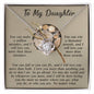 To My Daughter | A Thousand Awards | Love Knot Necklace