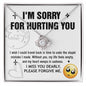 I'm Sorry For Hurting You | Travel Back | Love Knot Necklace