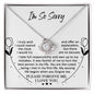 I'm So Sorry | My First Life | Love Knot Necklace