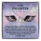 Daughter | Brave And Strong | Love Knot Necklace