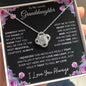 To My Lovely Granddaughter | Someday When... | Love Knot Necklace