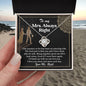 Wife | Always Right | Love Knot Necklace
