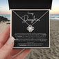 To My Daughter | If I Could Give You One Thing In Life | Love Knot Necklace