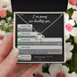 I'm Sorry | I Can't Imagine My Life Without You | Love Knot Necklace