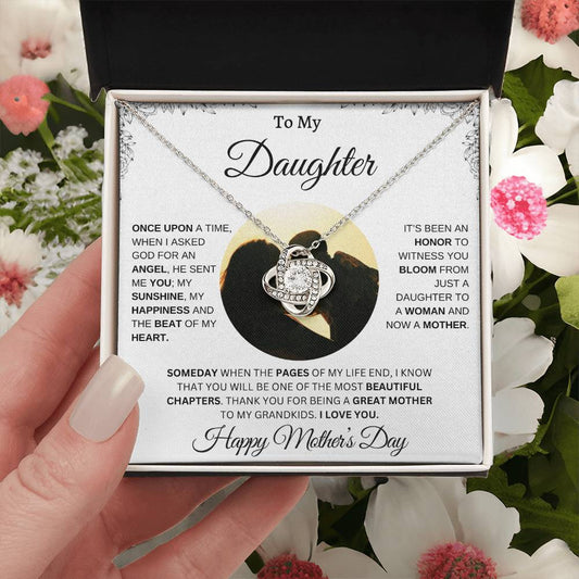 To My Daughter | Happy Mother's Day | Love Knot Necklace